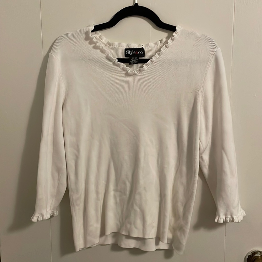 Style & Co 100% cotton sweater